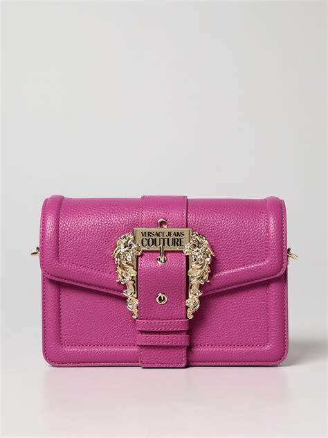 versace fuchsia bag|versace grey label.